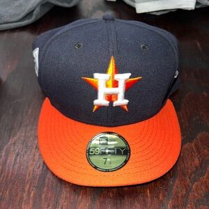 Men's Houston Astros World Series Hat- fitted 7 5/8